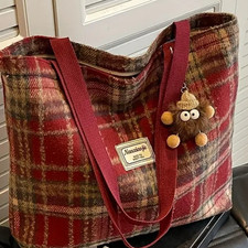 Plaid schultertasche rot gebraucht kaufen  Albersweiler, Rinnthal, Silz