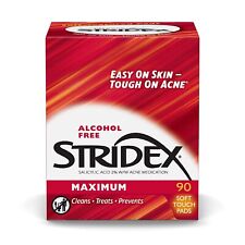 Stridex, Controle de Acne em Passo Único, Máximo, 90 Soft Touch Pads - IMPORTADO DOS EUA, usado comprar usado  Enviando para Brazil