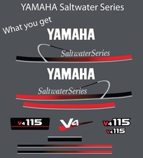 Adesivos de popa de substituição YAMAHA 115hp Saltwater Series comprar usado  Enviando para Brazil