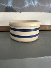 Blue striped crock for sale  Lucas