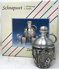 Schnapsset zinn spitzweg gebraucht kaufen  Rodewisch
