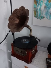 Tocadiscos Inalámbrico Todo en Uno Vintage Fonógrafo Gramófono Retro segunda mano  Embacar hacia Mexico