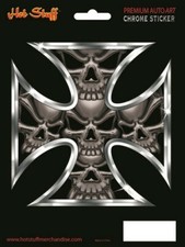 Skull iron cross for sale  Pacoima