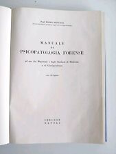 Manuale psicopatologia forense usato  Villesse