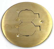 Usado, Legrand Wiremold 861 Series 895 caixa de piso elevada tapete redondo placa de cobertura latão comprar usado Usado, Legrand Wiremold 861 Series 895 caixa de piso elevada tapete redondo placa de cobertura latão comprar usado  Enviando para Brazil