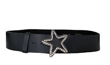 Ceinture cuir noir d'occasion  Amiens-