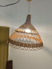 Deckenlampe geflecht 70er gebraucht kaufen  Aachen