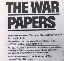 War rare complete for sale  WORTHING