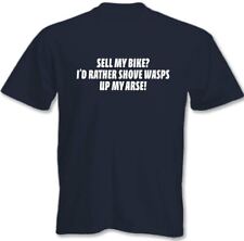 Camiseta Motociclista Motocicleta Masculina Engraçada Vender Minha Bicicleta  comprar usado  Enviando para Brazil