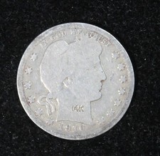 Moeda de 25 centavos de barbeiro 1916-D - Contra-carimbo - 14K TQRAW3033/JC comprar usado  Enviando para Brazil