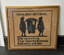 Antique framed needlework for sale  LONDON