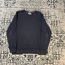 Vintage Tommy Hilfiger Unisex Granatowy Bawełna Okrągły dekolt Rozmiar L Regular Fit na sprzedaż  PL