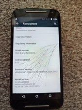 Smartphone Android Motorola Moto G 2ª Geração 8GB Desbloqueado Preto Rachado 1GB de RAM , usado comprar usado  Enviando para Brazil