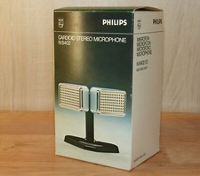 FHILIPS MICROFONE ESTÉREO CARDIOIDE N8402/00 fabricado na Holanda, Bom Estado comprar usado  Enviando para Brazil