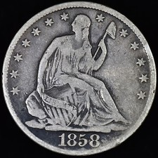 1858 seated liberty for sale  Jenkintown