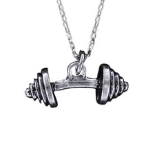 Barbell necklace chain for sale  Loudon