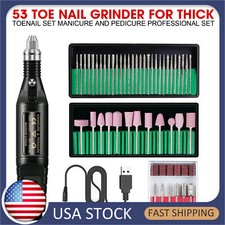 Conjunto de moedor de unhas para unhas grossas profissional de manicure e pedicure EUA comprar usado  Enviando para Brazil