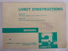 Livret instructions machine d'occasion  Juan-les-Pins