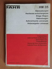 Fahr ersatzteilliste häckselw gebraucht kaufen Fahr ersatzteilliste häckselw gebraucht kaufen  Könnern