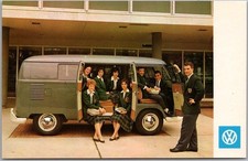 Cartão postal publicitário Volkswagen VW BUS 1960 cinza van escola católica / não usado comprar usado  Enviando para Brazil
