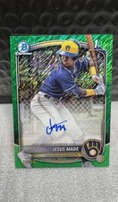 2025 Bowman Prospect Chrome Jesus Made RC verde cintilante automático/99 comprar usado  Enviando para Brazil