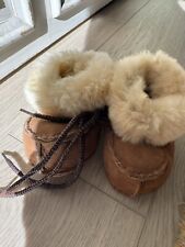 Chinelos/botas de pele de carneiro para bebê 100% couro genuíno unissex comprar usado  Enviando para Brazil