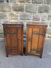 Pair antique oak for sale  PONTEFRACT