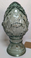 Alcachofra de vidro verde acabamento grande Espanha vintage cozinha brunch mesa escapamento em excelente estado usado  comprar usado  Enviando para Brazil