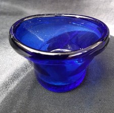 Vintage blue glass for sale  DERBY
