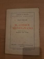 Codice trivulziano testi usato  Milano