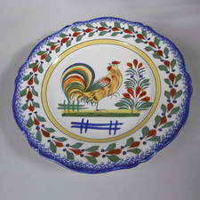 Assiette decorative faience d'occasion  Vif