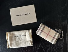 Bolsa de moedas Burberry London Nova Check chaveiro com bolsa de pó e caixa FRETE GRÁTIS comprar usado  Enviando para Brazil