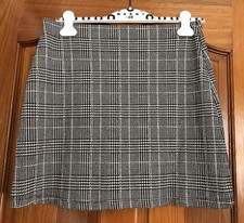 black white dogtooth skirt for sale  BLACKPOOL