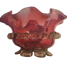 vintage cranberry glass for sale  STAMFORD