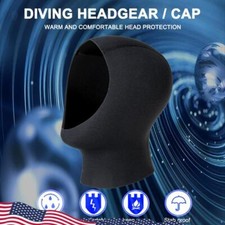 Usado, Capuz de neoprene secagem rápida 5 mm tampa de mergulho subaquática para esportes aquáticos comprar usado  Enviando para Brazil