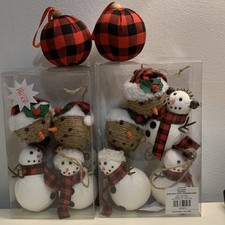 Snowman ornaments red for sale  Semmes