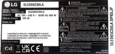 Ricambi per oled65cs6la usato  Gela