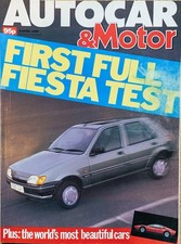 Autocar magazine apr for sale  WATERLOOVILLE
