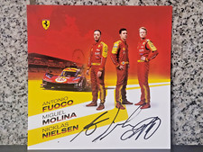 Usado, 24 HEURES DU MANS 2025 CARTE CARD DEDICACEE FERRARI #50 15x15 AF CORSE 24H00 WEC comprar usado  Enviando para Brazil