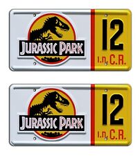 Jurassic Park | Jeep Wrangler | #12 | Combo de placa de licença réplica carimbada comprar usado Jurassic Park | Jeep Wrangler | #12 | Combo de placa de licença réplica carimbada comprar usado  Enviando para Brazil