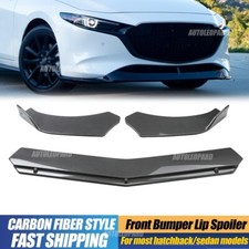 Spoiler labial dianteiro de carbono universal divisor para a maioria dos carros hatchback/sedan comprar usado  Enviando para Brazil