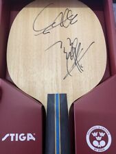 Raquetes de tênis de mesa Sun Yingsha Wang Chuqin autografadas bola de pingue-pongue 2024 comprar usado  Enviando para Brazil