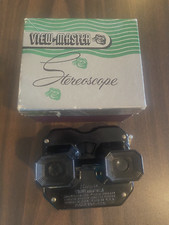 Visualizador de estereoscópio Sawyer's View-Master com caixa original com 15 carretéis EX estado!! comprar usado  Enviando para Brazil