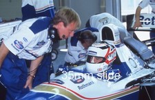 NIGEL MANSELL WILLIAMS FW16 35MM SLIDE 1994 FOTO ICN MARCAS TESTE DE ESCOTILHA MARROM comprar usado  Enviando para Brazil