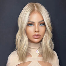 Perucas de renda marrom cinza com destaque loiro branco cabelo humano frente tamanho tampa 21 polegadas comprar usado  Enviando para Brazil