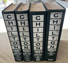 Juego de 4 Manuales de Aire Acondicionado y Calefacción Chilton’s 1987, 1989, 1991 y 1993 segunda mano  Embacar hacia Mexico