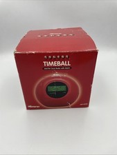 Alarme de rádio relógio Memorex Sphere Timeball AM/FM (MSP-CR1100) caixa aberta! Vermelho B1 comprar usado  Enviando para Brazil