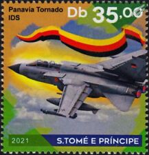 Selo de aeronave de ataque da Força Aérea Alemã PANAVIA TORNADO IDS (2021 São Tomé), usado comprar usado  Enviando para Brazil