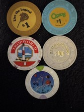 Old casino chips for sale  Bryant