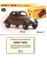 Dinky toys fiche d'occasion  Calonne-Ricouart